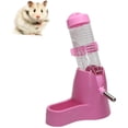 thumbnail image 1 of Botella de agua colgante para hámster 3 en 1, dispensador automático para mascotas con Base para hámster enano, ratón, rata, erizo, 1 of 7