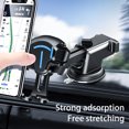 thumbnail image 3 of Neinkie Car Phone Holder 360 Degree Rotation Telescopic Adjustable Foldable Auto-clamping Navigation Suction Cup Air Vent Dashboard GPS Mount Support Mobile Phone Stand for Vehicle, 3 of 9