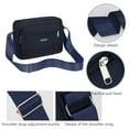 thumbnail image 6 of RBCKVXZ Fabric Sling Bag Mens Crossbody Bag Chest Bag Sling Backpack for Men Portable Multi Pocket Storage (Blue), 6 of 6