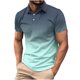 thumbnail image 1 of Camisas de Manga Larga para Hombres Manga Corta Sólida Girar Hacia Abajo Botones de Cuello Camiseta Blusa Imitación Rack, Top de Moda Casual, 1 of 6