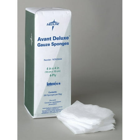 Medline Deluxe Non-Woven Avant Gauze with 4-ply