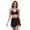 Black, variant on Women'S High Waisted Swimsuit Tummy Control Swim Skirt Two Piece Swim Suit Retro Bikini Sets Black M