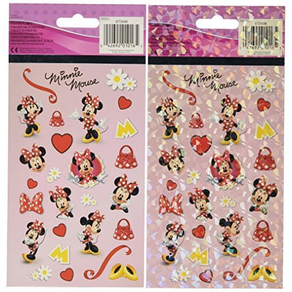 Trends International Minnie Mouse Standard Sticker, 4 Sheet