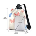 thumbnail image 3 of FORMRS Women's Travel Backpack Purse Anti-Theft Hidden Pockets Casual Shoulder Bag, Red Butterflies, 3 of 7