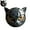 1pc, variant on LBDOUNY Luxury Black Cat Stone Sculpture – Elegant Home Décor & Gift-Ready Art Piece, Handcrafted Mini Statue(1Pc)