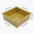 thumbnail image 3 of Shower Storage Shelf, Stainless Steel Shower Niche No Tile Needed, Niche for Shower Wall Recessed Niche Shower for Bathroom Storage for Kitchen, Living Room, Balconies, Office (12" x 12", Gold), 3 of 9