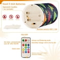thumbnail image 5 of Yayeee Flameless Candles with Remote Flickering Battery Operated Multi Color Changing, Colorful Space Cat, 5 of 7