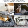 thumbnail image 6 of Cozy Calming Cat Blanket Dog Blanket: 5 Sizes Flannel Cloth Self Warming Cat Mat, Ultra Soft Pet Beds for Small Medium Large Pet Dogs, Reversible Fleece Dog Crate Kennel Mat Cat Bed Liner (A, XS), 6 of 9