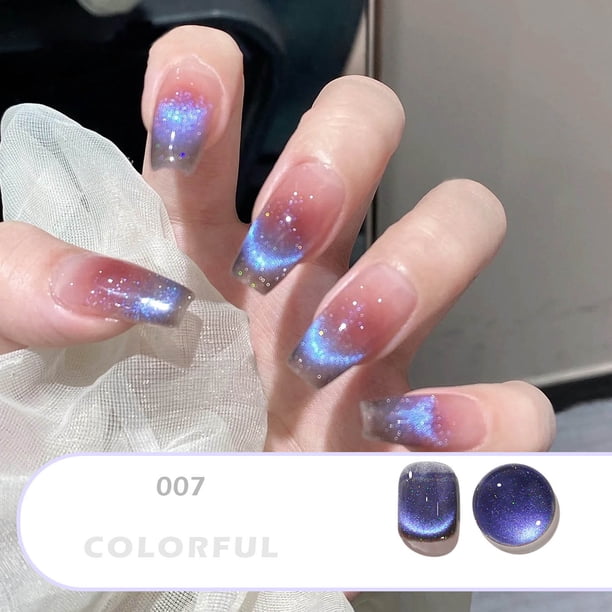 Gel de uñas transparente para esculpir uñas, para realzar uñas, Dreamy Dynamic - Gel de uñas ojo de gato, aceite e invierno, nuevo gel de fototerapia para uñas, 8 ml.