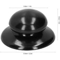 thumbnail image 2 of 2Pcs Crock Pot Replacement Lid, Pot Lid Knob with Screws Gasket Pot Lid Handle Plastic Universal Crock Pot Replacement Parts Black Crock Pot Lid for Kitchen Cookware, 2 of 8