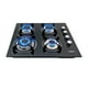 thumbnail image 1 of Parrilla de Gas Gutstark Cristal Templado 4 Estufillas Hogar Empotrable, 1 of 11