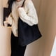 thumbnail image 2 of Bolsos tote de ante Blaxill para mujer, bolsos de trabajo, bolso de hombro holgado para oficina, bolso de ante marrón con asa para uso diario y negocios., 2 of 7