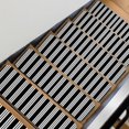 thumbnail image 3 of Black Striped Stair Treads Non Slip for Steps Modern Classic Stripes Rustic Country Farmhouse 7 Pcs Reusable Adhesive Stair Runner Mats for Dogs Elders Carpet Treads Rugs for Staircase 8x30 In, 3 of 9