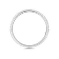 thumbnail image 3 of Platinum 950 2.2mm Slight Court Comfort Women Half Eternity Diamond Wedding Band/Ring Brilliant Cut 0.16 Carat G - SI1, 3 of 3