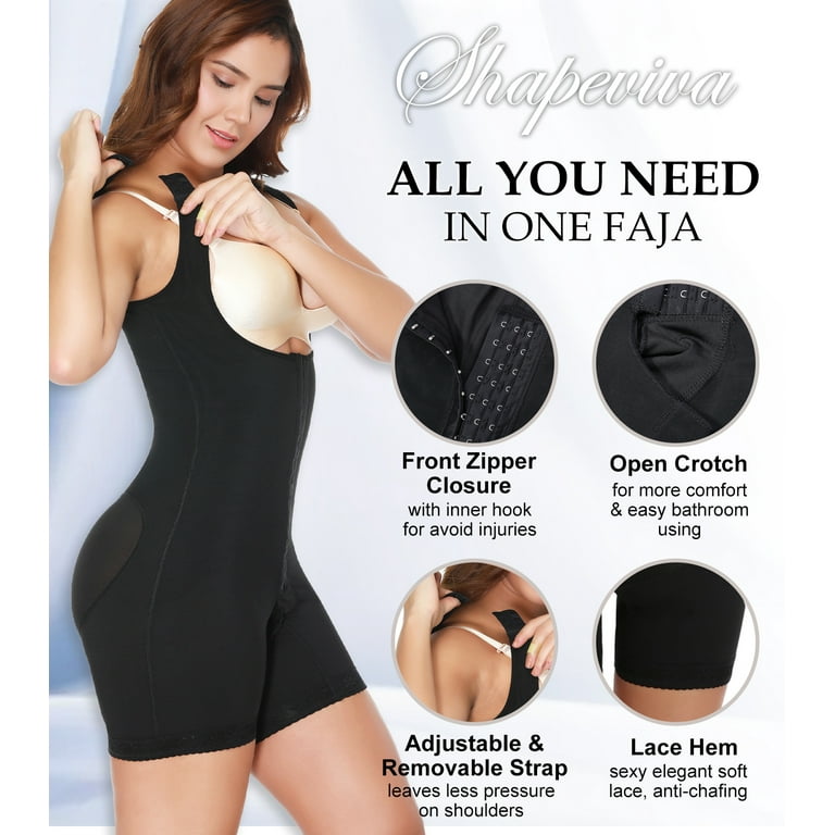 Shapewear Tummy Control Fajas Colombianas High Compression Body Shaper For  Women Butt Lifter Thigh Slimmer