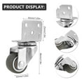 thumbnail image 3 of Muyoka Ruedas para muebles, Ruedas con gran capacidad de carga Ruedas para muebles de servicio pesado Ruedas de goma suave Fácil de mover para carrito de muebles Muyoka Hogar, 3 of 3