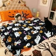 thumbnail image 6 of Halloween Blanket Skeletons and Pumpkins Blankets Funny Halloween Throw Blanket Funny Halloween Goth Ghost Decor Stuff Gift Super Soft Cozy, 6 of 6