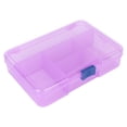 thumbnail image 1 of Caja Organizadora BuyWeek Rejilla Plástico Transparente Morado 5 Compartimentos, 1 of 14