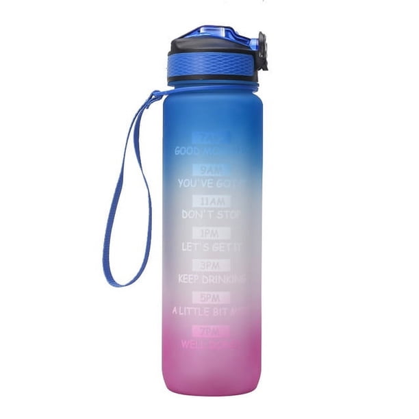 Hervidor de agua con gradiente de 1000 ml, báscula portátil, pajita, taza deportiva