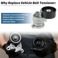 thumbnail image 7 of Belt Tensioner Drive Belt Tensioner Pulley Assembly for Bmw X5 2006-2010 No.11287545296 Metal 1 Pc, 7 of 7