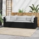 thumbnail image 2 of Conjunto de Salón para Patio Casafoyer 3 Piezas Poliratán Negro, 2 of 5