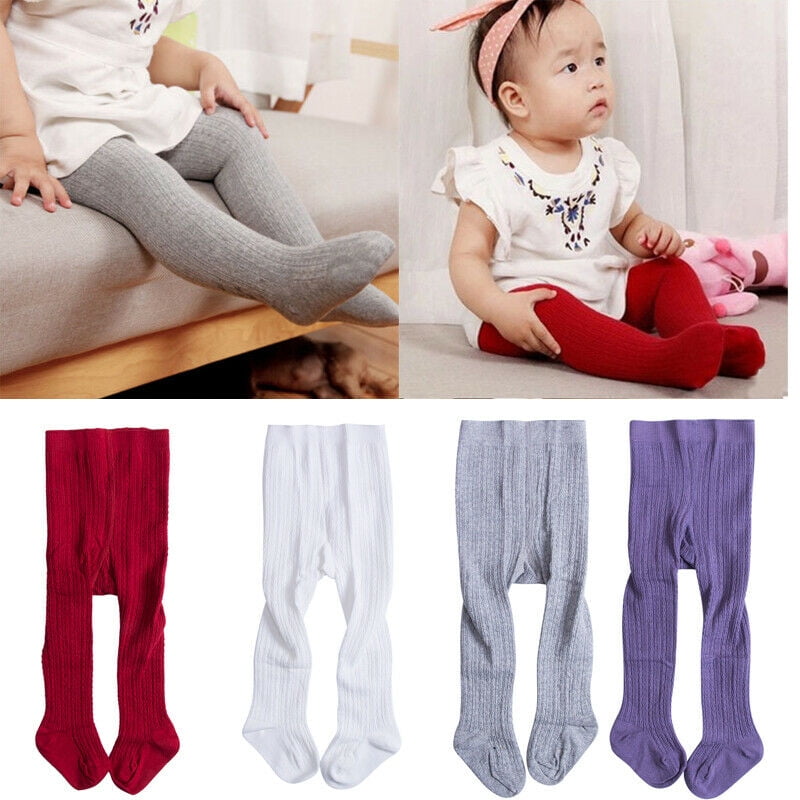 Baby Girls Toddler Kids Pure Cotton Warm Tights Stockings Pantyhose Pants Socks