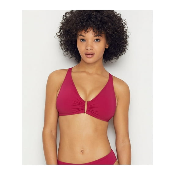 Bleu Rod Beattie Womens All About U Wire-Free Bikini Top D-Cups Style-RBAU20181DS2 Swimsuit