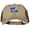 Khaki Brown, variant on Louisiana State Map Flag Embroidered Low Profile Cotton Mesh Cap - Khaki Brown OSFM