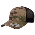 thumbnail image 1 of Gorra Yupoong YP Classics Multicam Retro Trucker OS, 1 of 2
