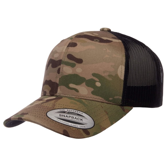 Gorra Yupoong YP Classics Multicam Retro Trucker OS