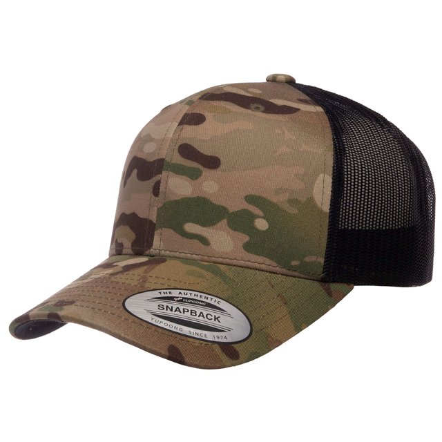 Gorra Yupoong YP Classics Multicam Retro Trucker OS