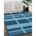 thumbnail image 2 of Ahgly Company Indoor Rectangle Patterned Blue Novelty Area Rugs, 2' x 4', 2 of 6