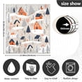 thumbnail image 5 of Yayeee Magnetic Dishwasher Cover for The Front Decoration Home Kitchen Machine Sticker Protector, Cartoon Gray Houses, 5 of 6
