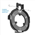 thumbnail image 4 of Soporte De Pared Para Enrutador, Plástico, Portátil, Ahorro De Espacio, Sin Cables, Con Organizador De Cables, Soporte Colgante Para Enrutador, Soporte Para Eero Pro 6 seitruly HA026774-01, 4 of 7
