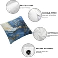 thumbnail image 4 of Acheng Blue Gold Marble Throw Pillow Cover, Decorative Pillow Cases Set of 2 for Home Living Room Bed Sofa Bedroom Decor Cases Square Outdoor White, 4 of 6