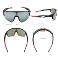 thumbnail image 6 of UPANBIKE Bike Cycling Sunglasses Sports Sunglasses Anti-UV400 Large Size Lens TR90 Unbreakable Frame, Matte Black/Red Frame(Silver lens), 6 of 7