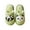 Green, variant on Kids Panda House Slippers Cute Cartoon Cotton Cozy Shoes for Boys Girls Winter Indoor Bedroom Slip On Slipper Sandals (Green, 12)