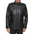 thumbnail image 4 of Levi's Mens Faux Leather Four Pocket Military Jacket Large Black - NWT 225, 4 of 6