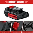 thumbnail image 3 of 2 Pack For Black & Decker 20V Lithium MAX Battery 20 Volt Li-Ion LBXR20 LBXR2020, 3 of 18