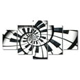 thumbnail image 1 of TISHIRON 5PCS Framed Canvas Wall Art Set,60"x32" Piano Keyboard Spiral Staircase Canvas Art Decor, 1 of 7