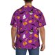 thumbnail image 3 of Balery Halloween2 Camisa Casual de Manga Corta con Botones para Hombre, Texturizada, Estilo Cubano, para Playa, Verano-Large, 3 of 5