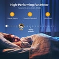 thumbnail image 4 of Ventilador de techo YITAHOME Tropical con luz LED de 132 cm con control remoto, 4 of 7