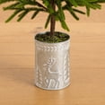 thumbnail image 5 of Nearly Natural 32in. Artificial Real Touch Norfolk Island Pine in Christmas Tin Metal Planter with Natural Look, 5 of 8