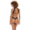 thumbnail image 2 of Lydie Strappy Leatherette Teddy, 2 of 5