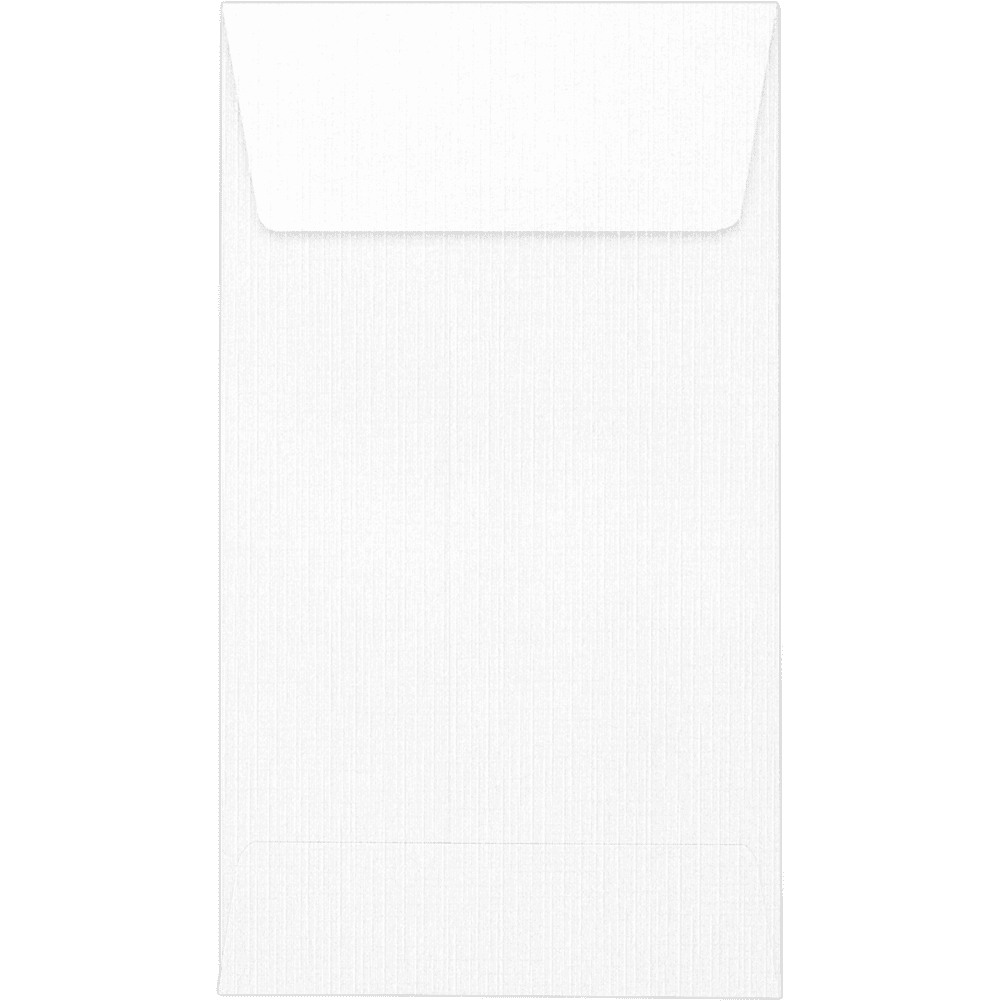 LUXPaper #5 1/2 Coin Envelopes, 3 1/8 x 5 1/2, White Linen, 1000/Pack