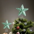 thumbnail image 4 of Elainilye Christmas Tree Topper Star 5-Point Tree Top Decoration with Glitter Finish for Holiday Christmas Tree Decorations Party Gift Idea for Families, 4 of 6