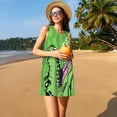 thumbnail image 3 of Defioc CROCODILE HEAD Pattern Women's Summer Dresses 2025 Beach Casual Sleeveless Tank Loose Sundress Beach Vacation Clothes with Pocket -3X-Large, 3 of 7