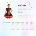thumbnail image 7 of YiZYiF Kids Gingerbread Dress for Girls Christmas Cookie Cosplay Gingerbread Man Dance Costume Tutu Dress Brown-A 12, 7 of 7