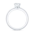 thumbnail image 2 of Rosec Jewels Solitaire Diamond Ring - Lab Grown Diamond Engagement Ring for Women (EF-VS Grade), 10K White Gold, US 6.00, 2 of 8
