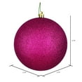 thumbnail image 2 of Vickerman 2.75" Berry Red Glitter Ball Ornament, 12 per Bag, 2 of 5